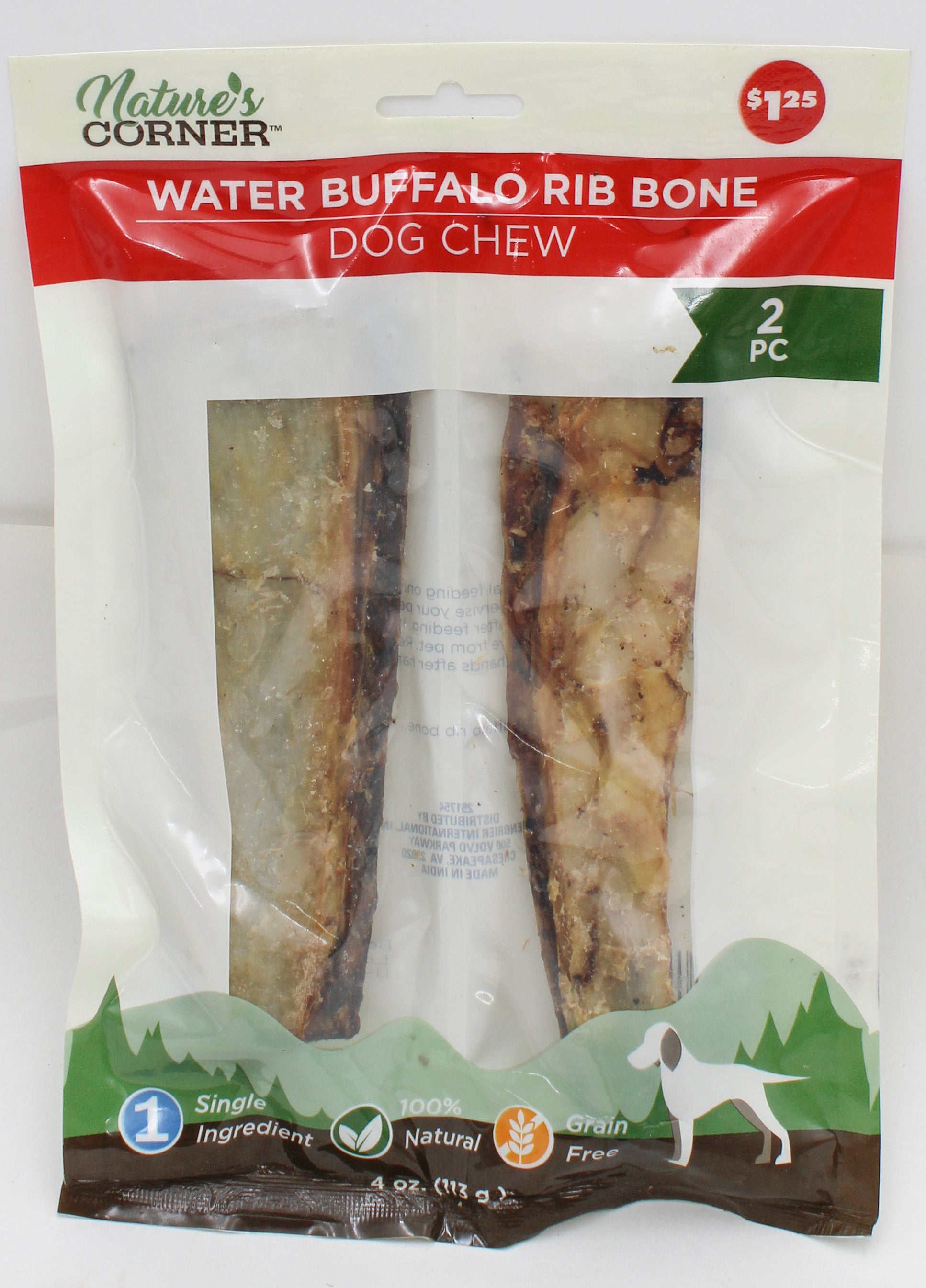 Natures Corner Ribbones Dog Treats 2-Pack (BB 05/2026)