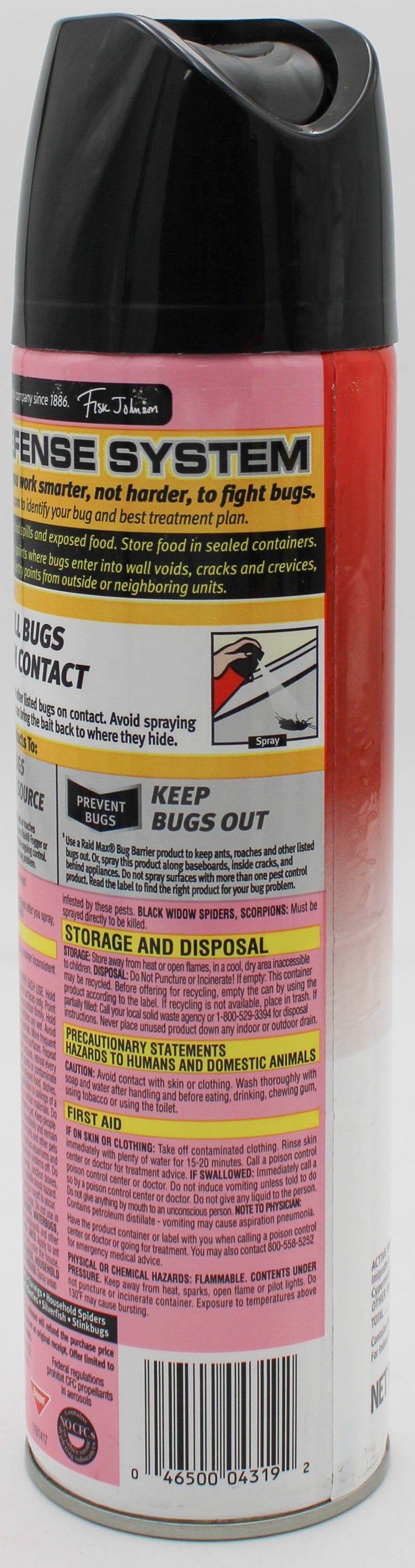 SP RAID ANT & ROACH WATER BASED 17.5oz FRAGANCE FREE
