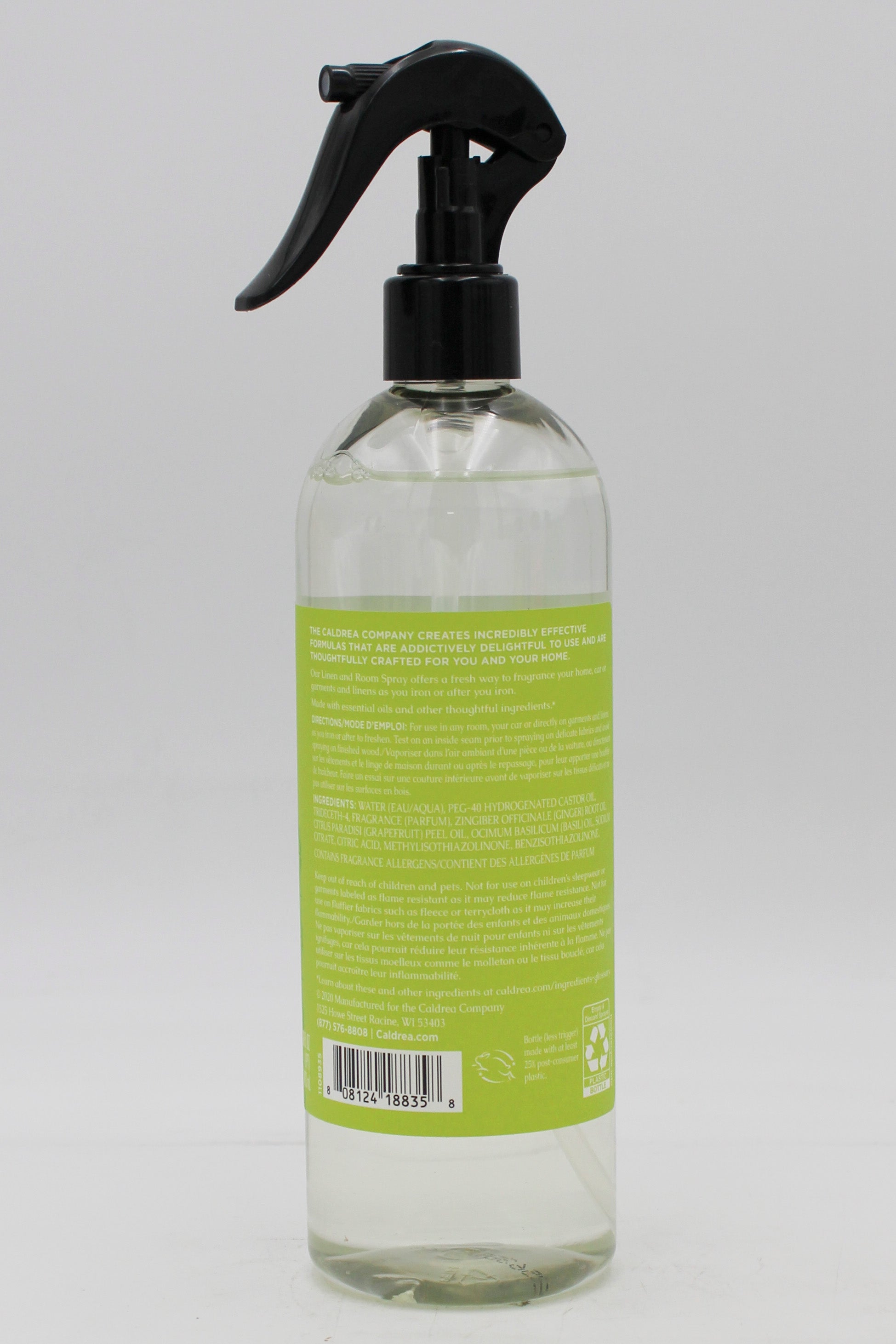 CALDREA LINEN & ROOM SPRAY GINGER POMELO 16oz