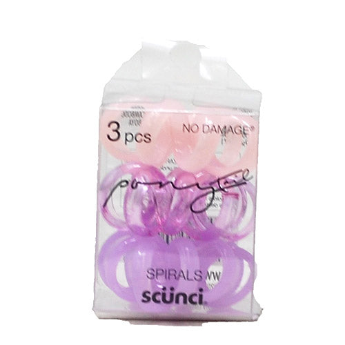 Scunci Hair Spirals 3-Pack Assorted