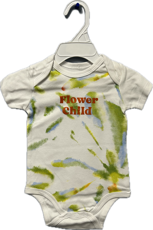 FLOWER CHILD ONESIE 3-6 MONTHS