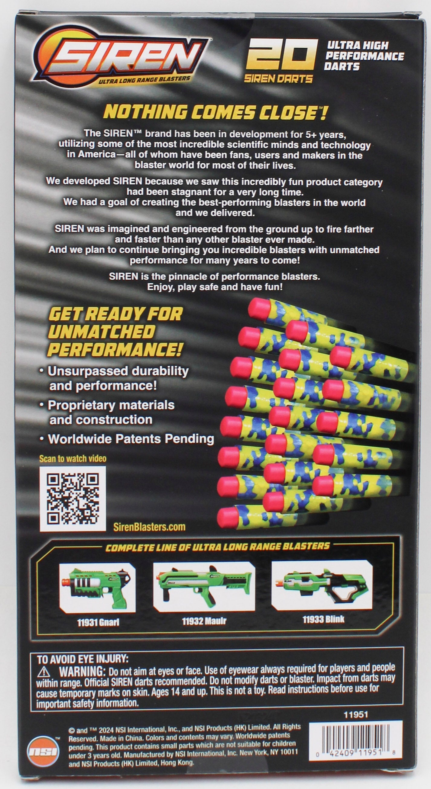 SIREN 20PC BOLT REFILL