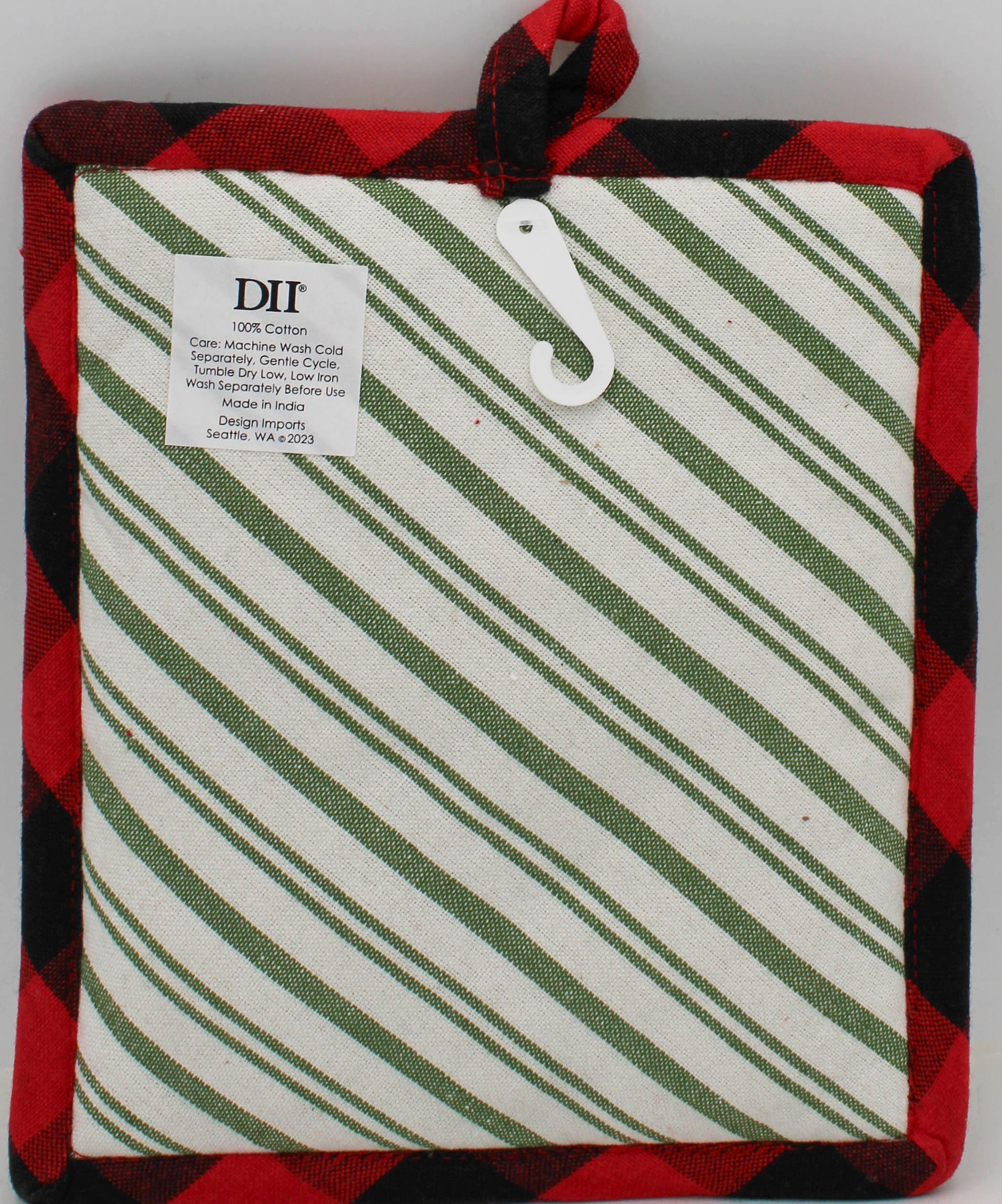 2PC GIFT SET - POTHOLDER AND DISHTOWEL - MEOWY CHRISTMAS