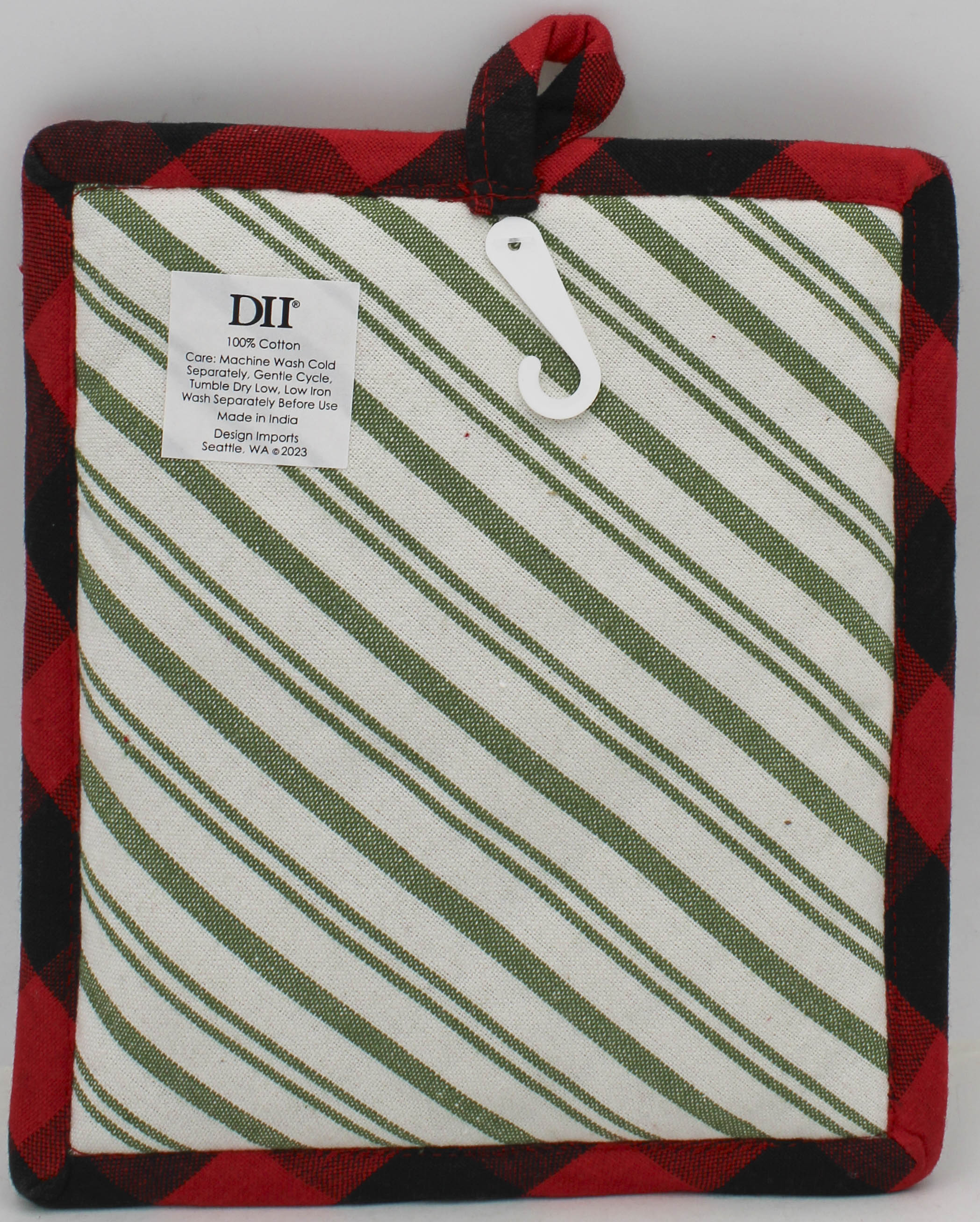 2PC GIFT SET - POTHOLDER AND DISHTOWEL - MEOWY CHRISTMAS