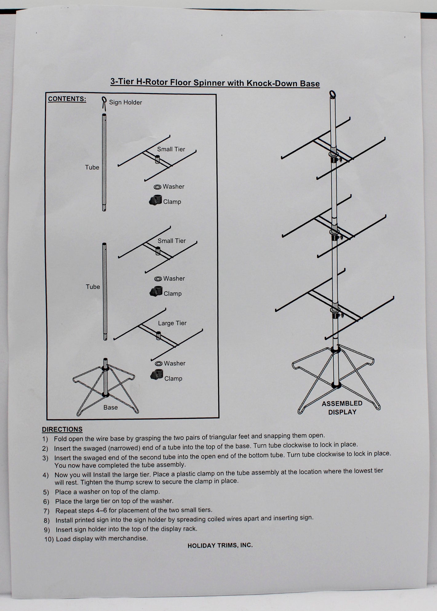 192PC ASSRT GIFT BG SPINNER DISPLAY RACK