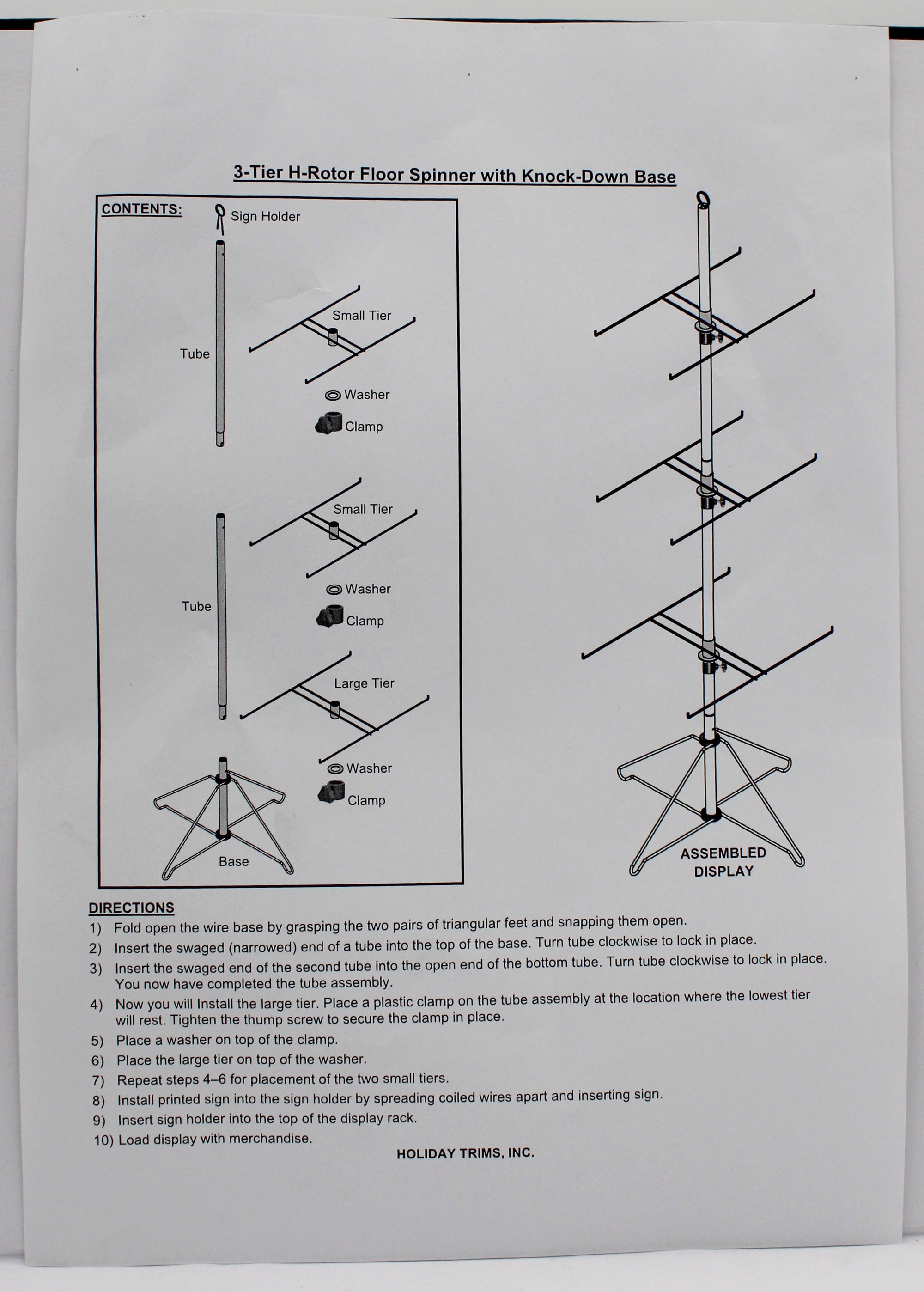 192PC ASSRT GIFT BG SPINNER DISPLAY RACK