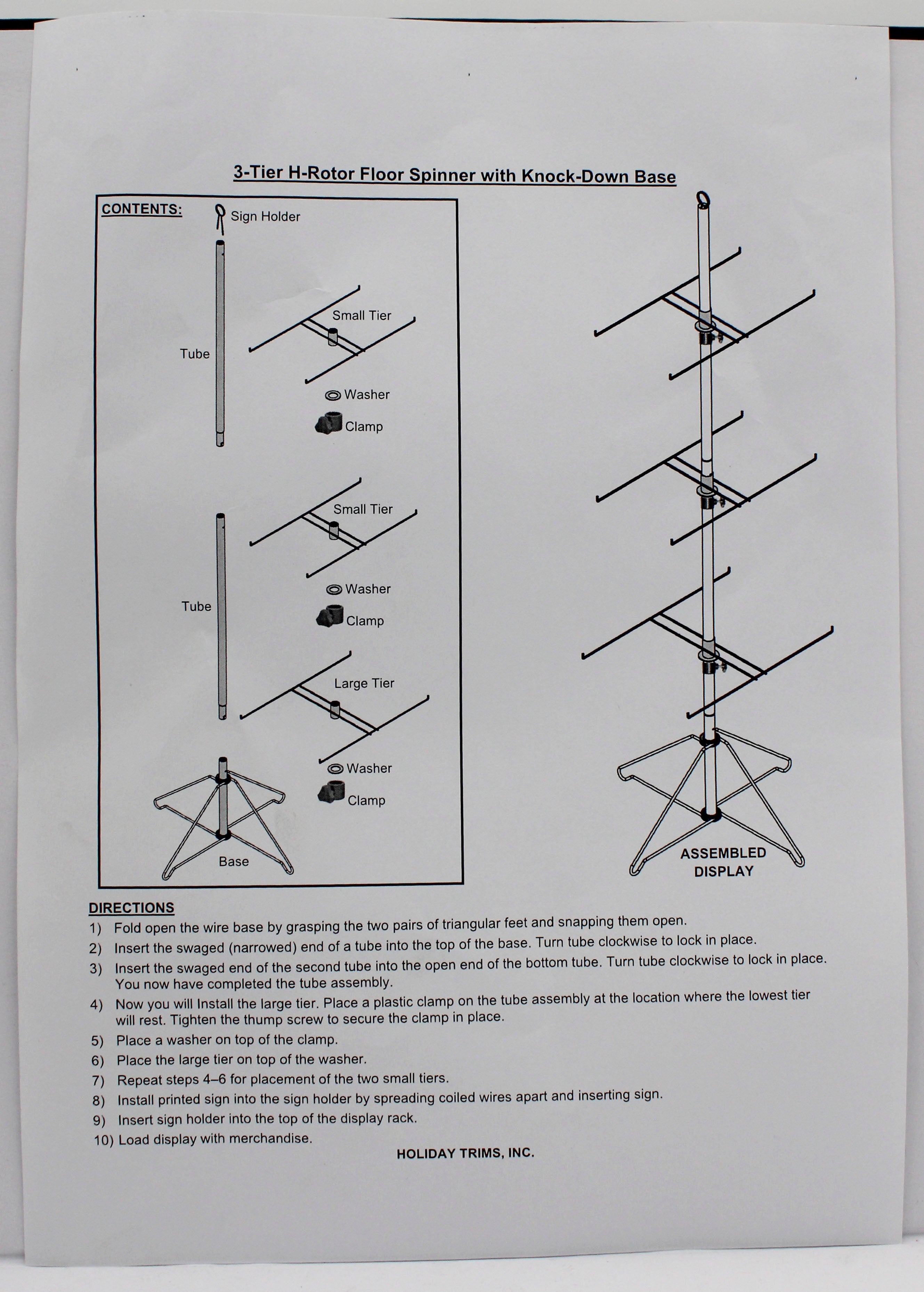 192PC ASSRT GIFT BG SPINNER DISPLAY RACK