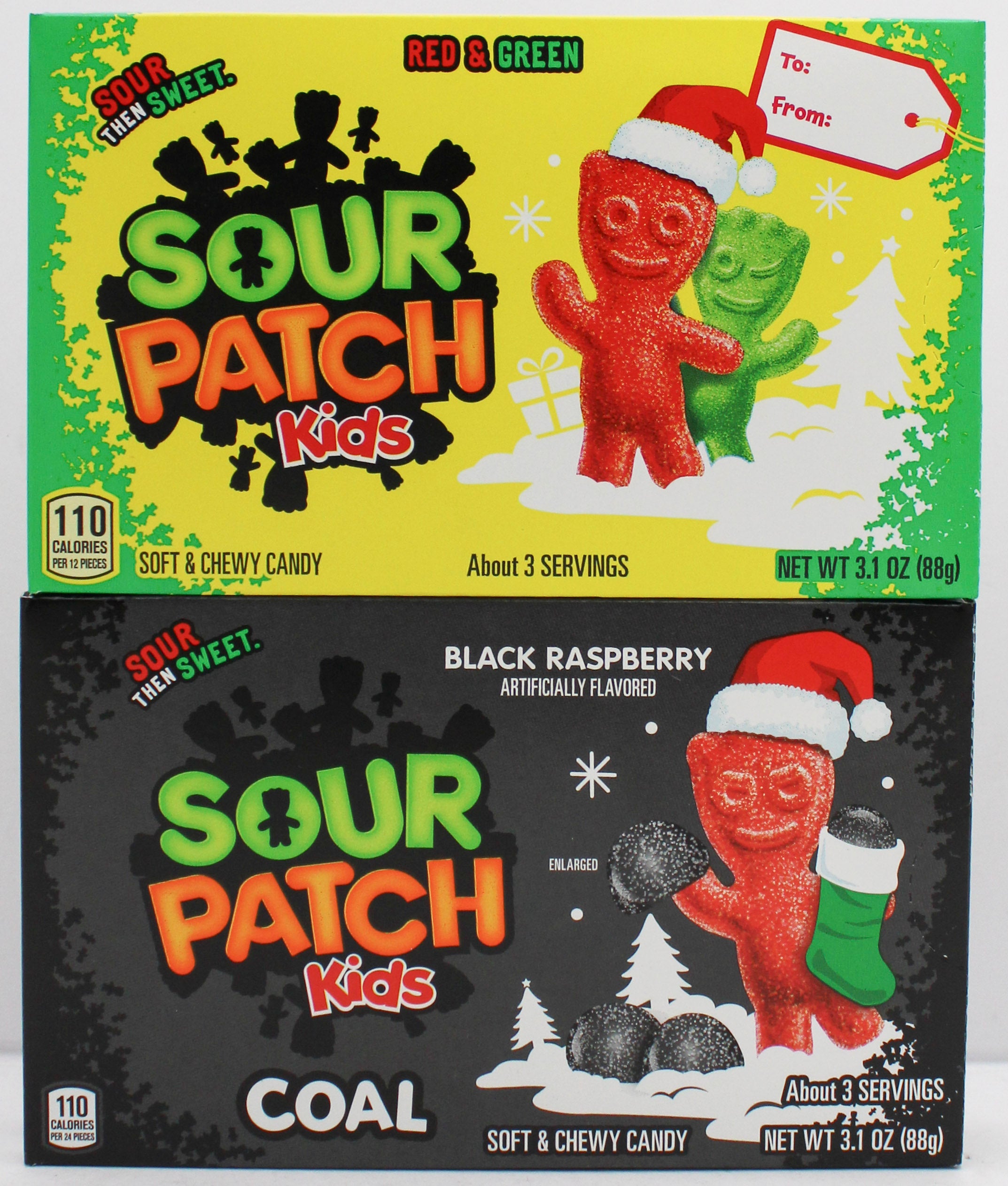 SOUR PATCH KIDS RED GREEN COAL THEATER BOX 3.1 Oz BB 6/26/26