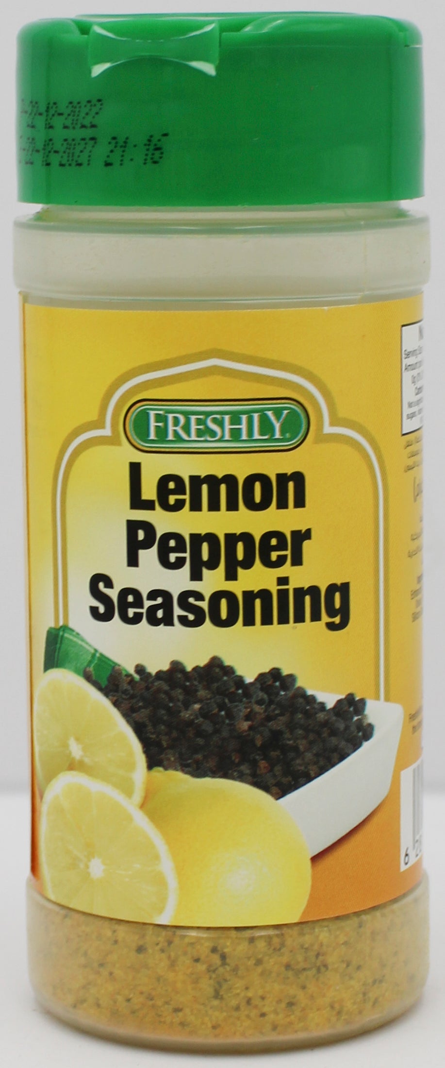 FRESHLY LEMON PEPPER SEASONING 3 OZ BB 12/22/27