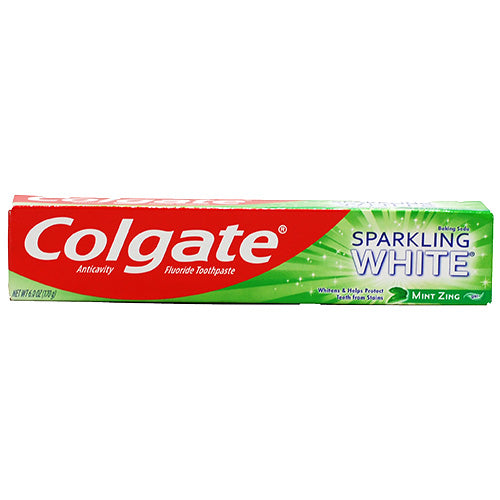 COLGATE T/PASTE 6oz(9/22)SPKLE WHT MINT ZING/NI