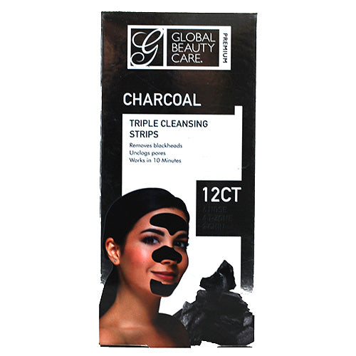 GLOBAL BEAUTY TRIPLE CLNSNG STRIPS 12CT-ASST