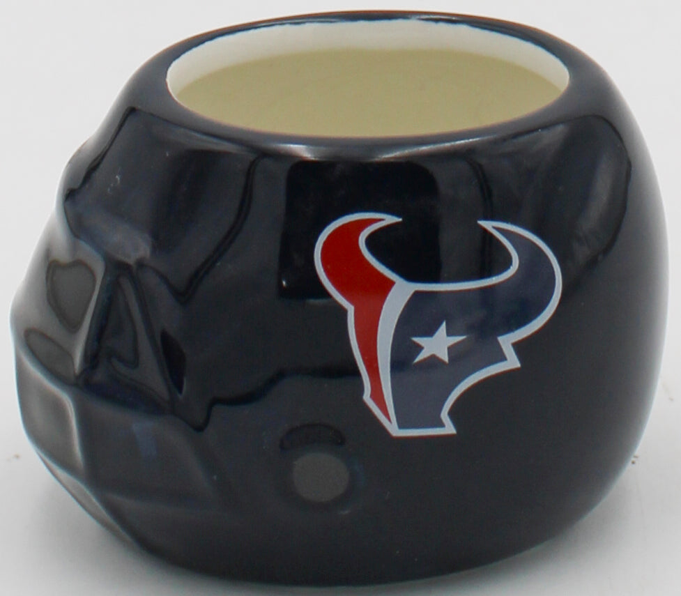 OFFICIALLY LICENCED HOUSTON TEXANS SMALL CERAMIC HELMET