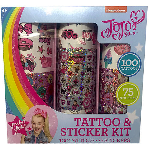TATTOO/STCKR KIT 175CT-JOJO SIWA