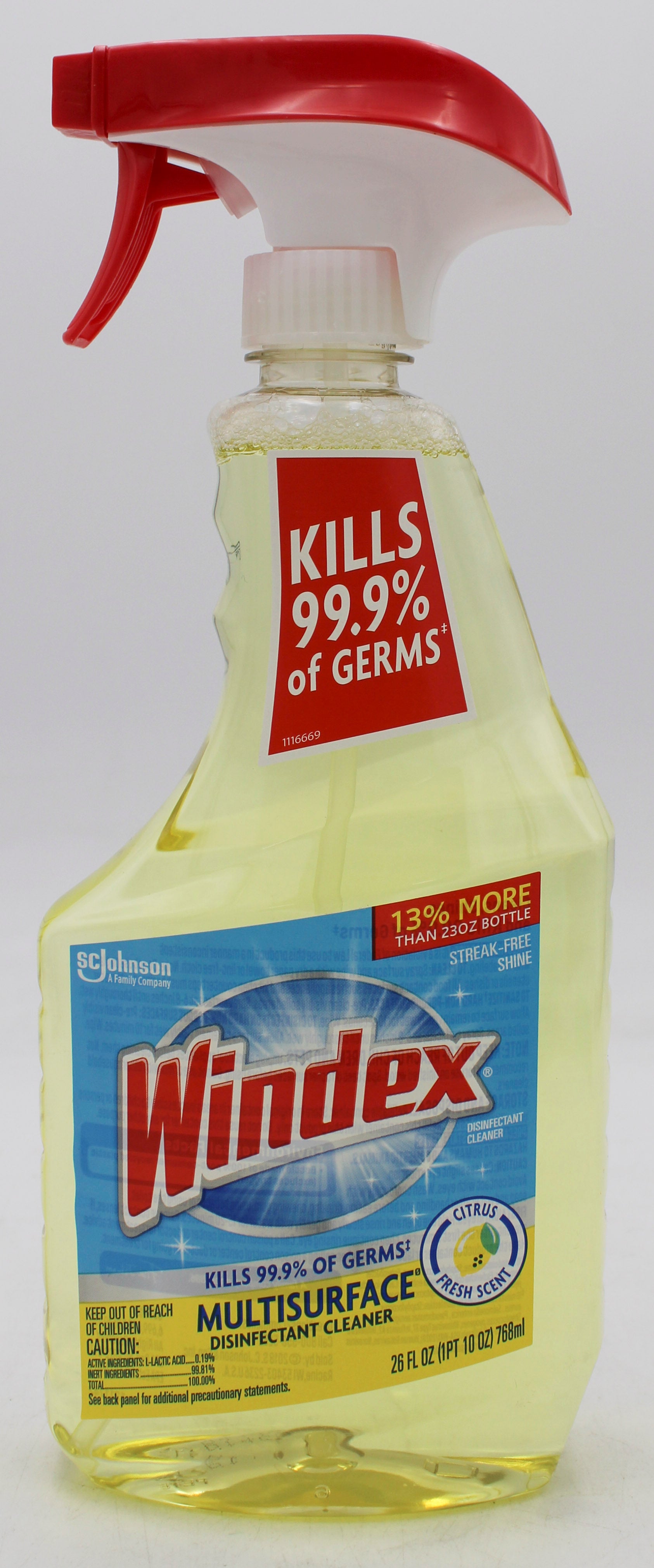 SP WINDEX MULTISURFACE DESINFECTANT 26oz TRIGGER