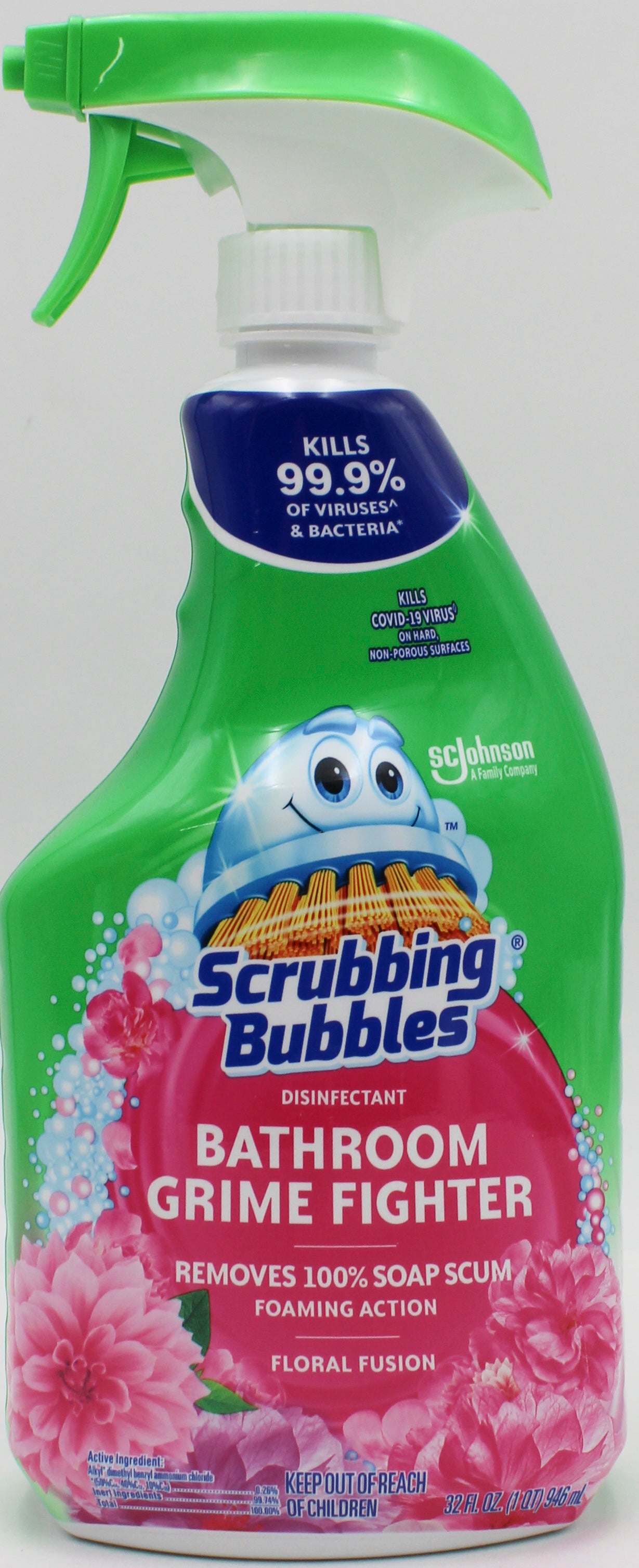 SP SCRUBBING.BUBBLES BATHROOM CLEANER 32oz-FLORAL FUSION