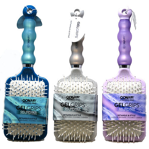 SP CNAR PADDLE BRUSH-GEL GRIPS ASST NI