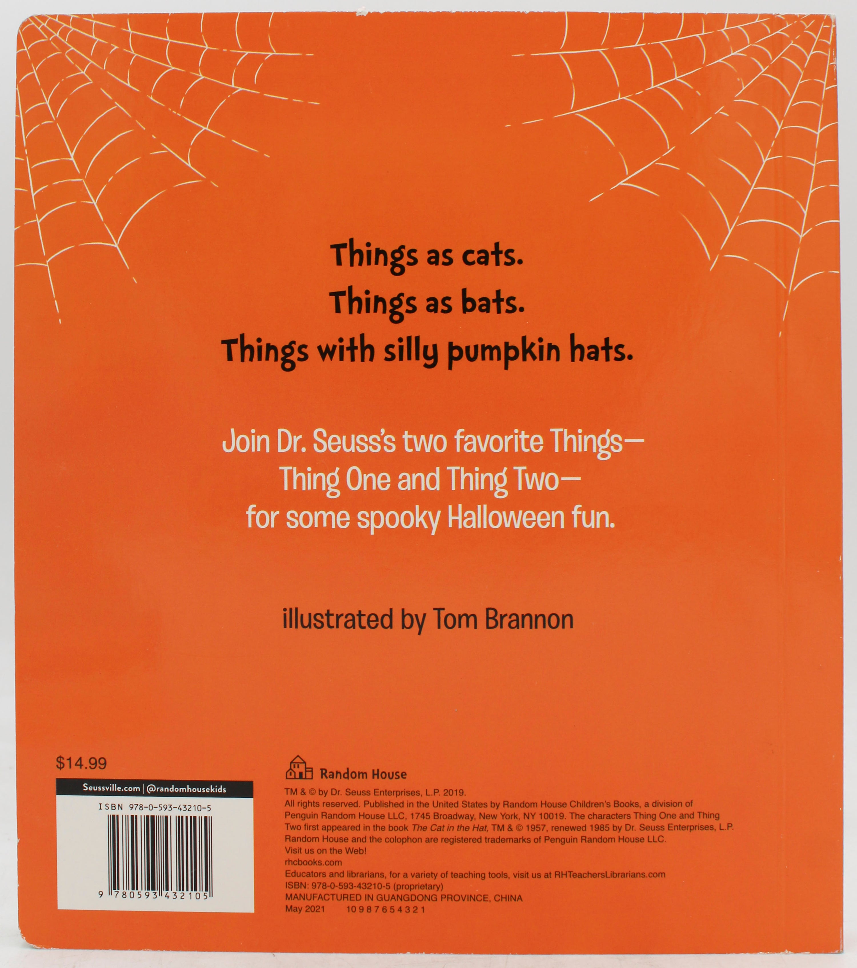 DR SUESS SPOOKY THINGS HARDCOVER 26 pg