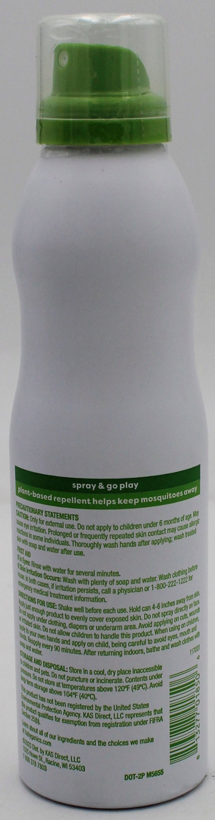 Babyganics Insect Repellent Spray 5oz - Wholesale Case