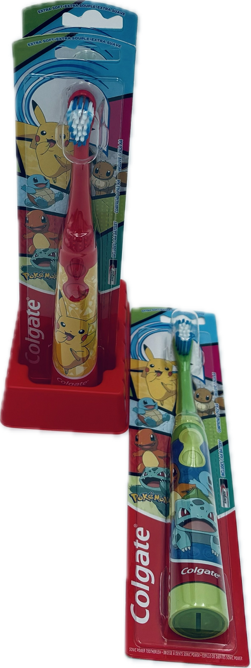 COLGATE KIDS TOOTHBRUSH POKEMON EXTRA SOFT (W/1 AA BATTERY) NI