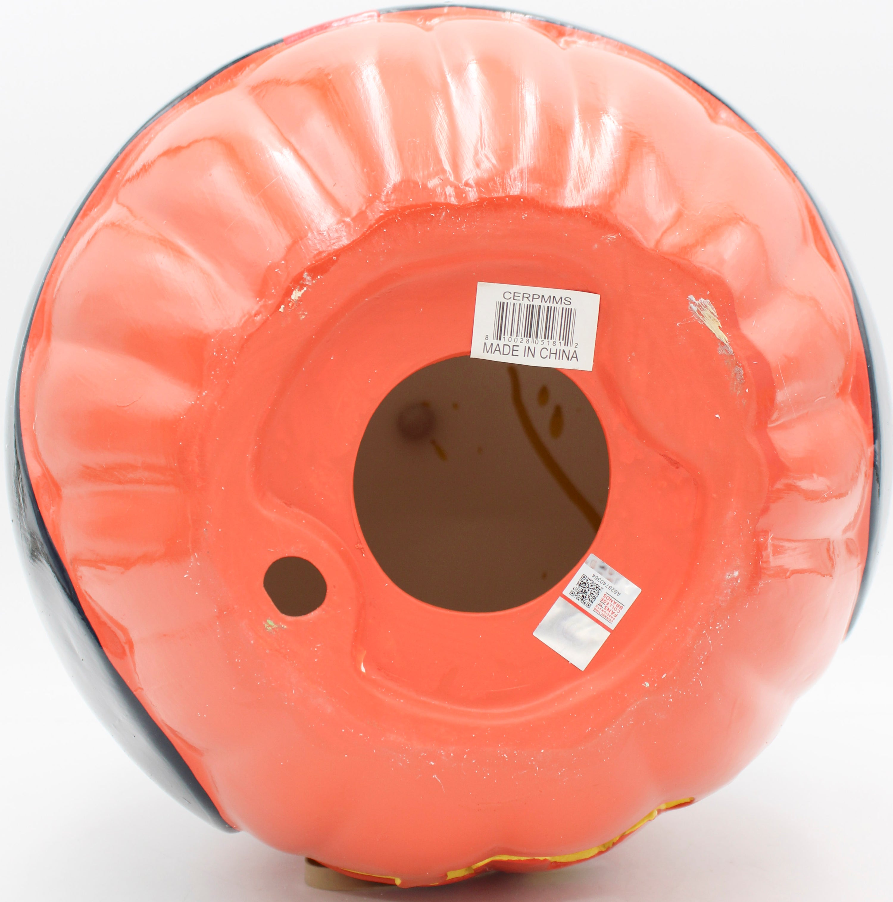 OFFICIALLY LICENCED MISSISSIPPI OLE MISS REBELS REBELS CERAMIC PUMPKIN HELMET 10"