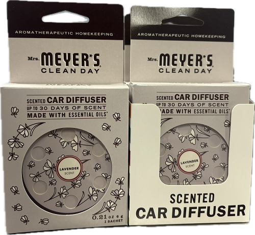 MRS MEYERS SCENTED CAR DIFFUSER LAVENDER 1ct US