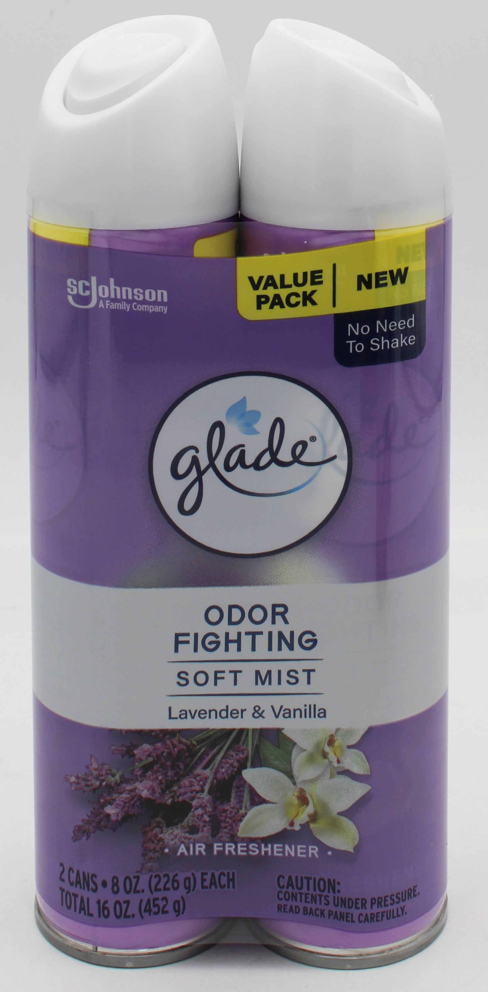 GLADE AEROSOL SPRAY LAVENDER + VANILLA 2ct 8oz US