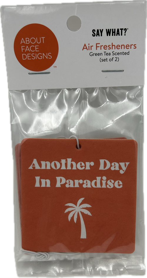 ANOTHER DAY IN PARADISE CAR AIR FRESHENER