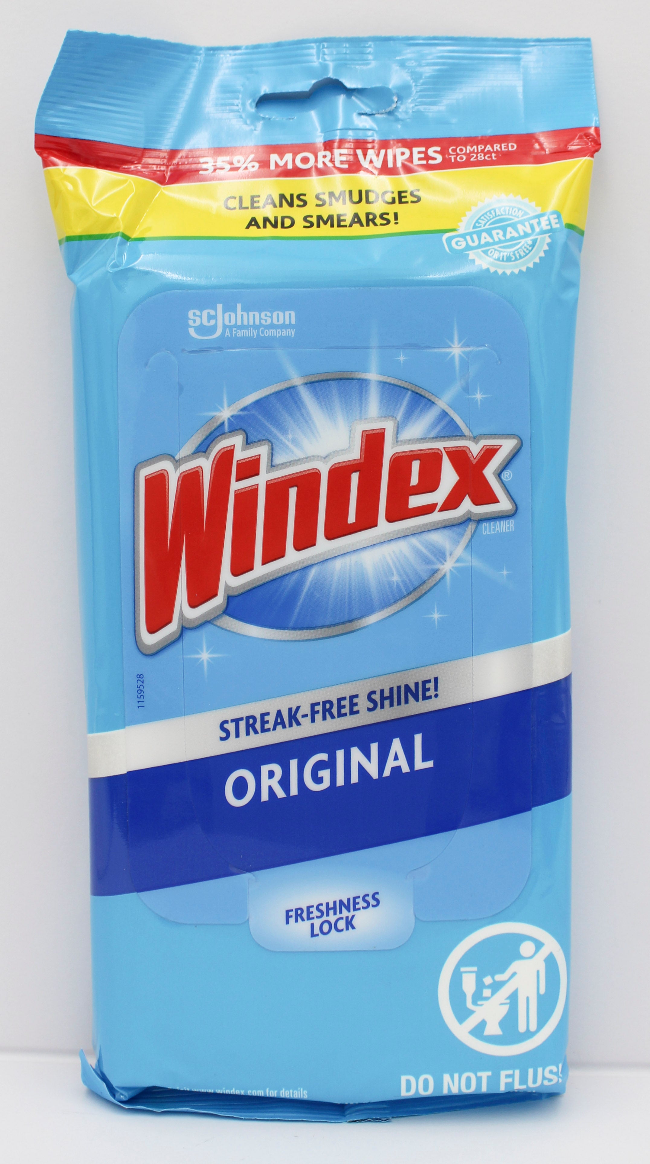WINDEX ORIGINAL GLASS WIPES 38ct US