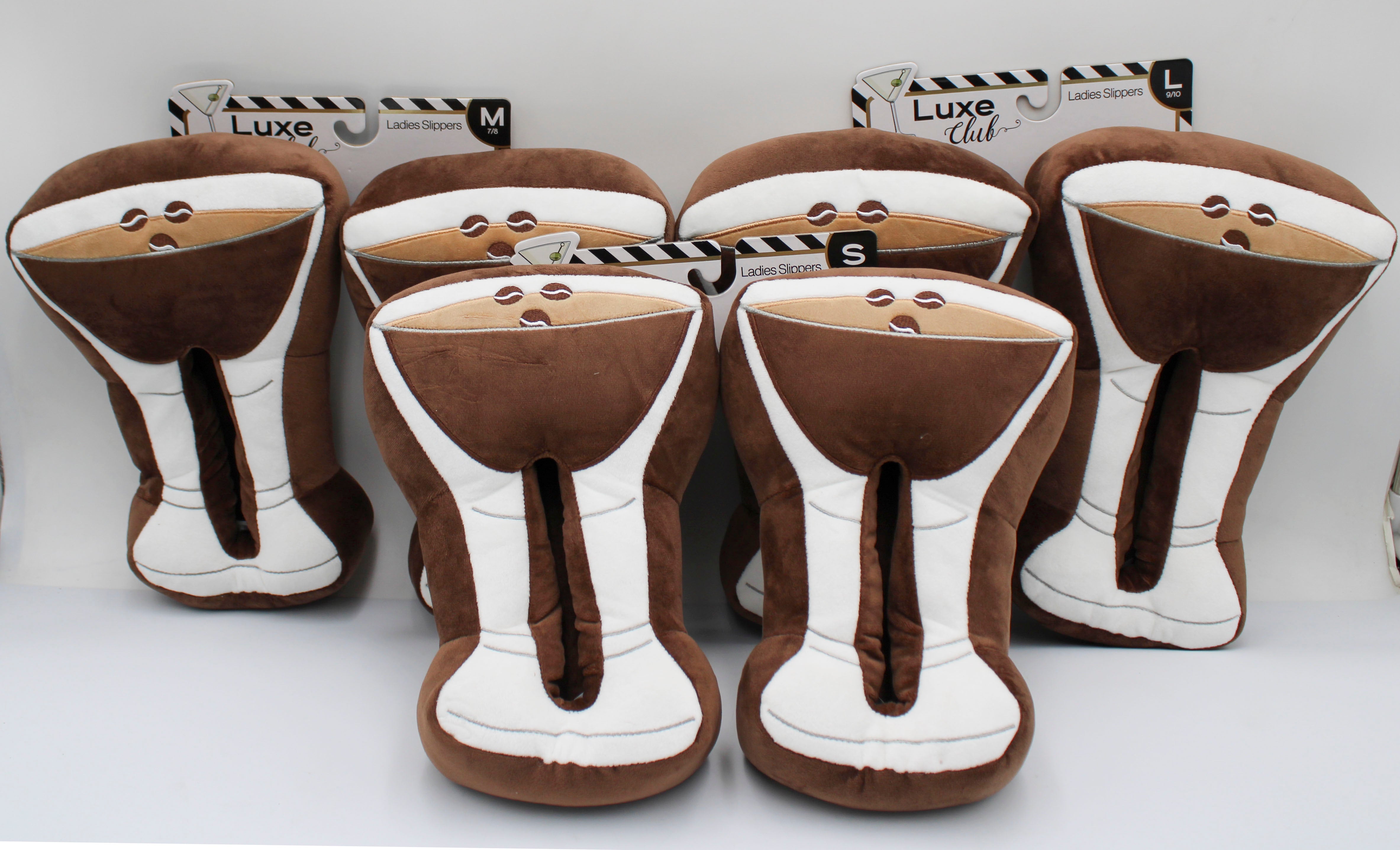 ESPRESSO MARTINI SLIPPERS -  ASST SIZES S-L  2-6-4