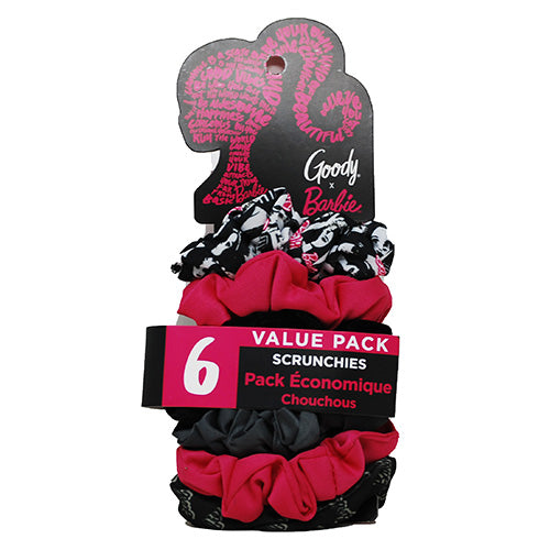 GOODY BARBIE HAIR SCRUNCHIES 6CT-ASST / NI