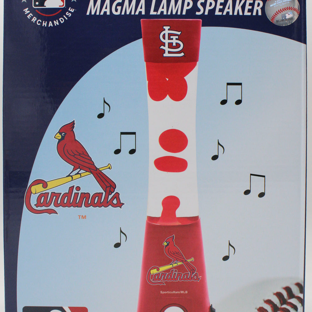 MLB ST. LOUIS CARDINALS LAVA LAMP SPEAKER 16.5"