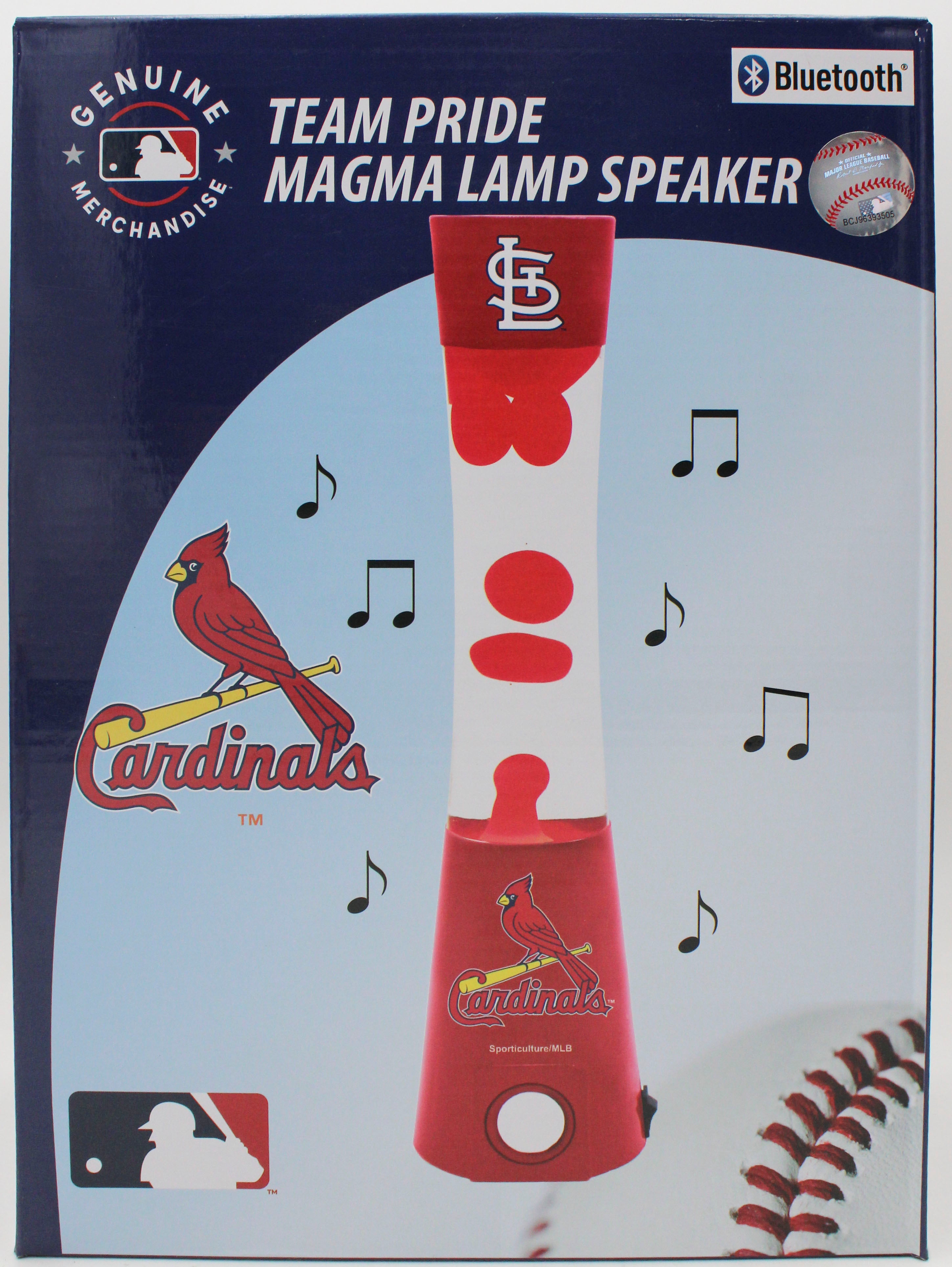 MLB ST. LOUIS CARDINALS LAVA LAMP SPEAKER 16.5"