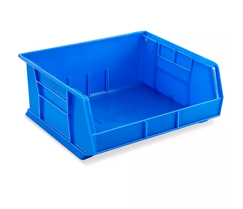 S-12420 HOPPER BIN 15x16.5x7 BLUE USED