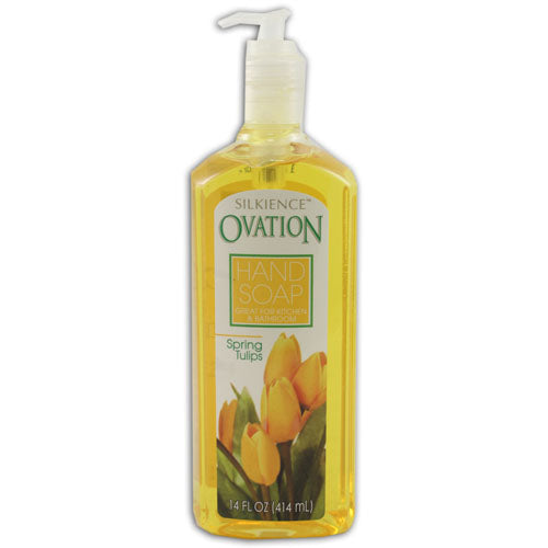 SILKIENCE LIQ.SOAP 14oz PUMP-TULIPS
