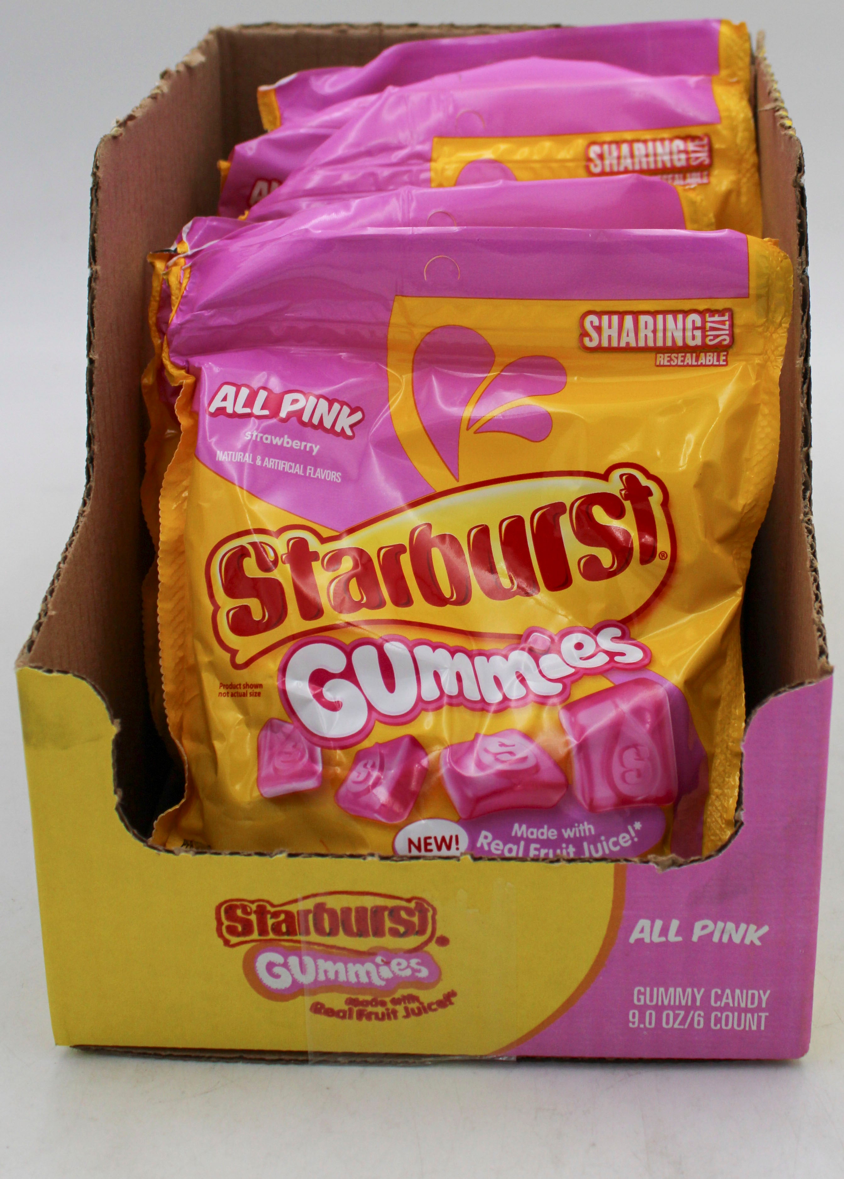 STARBURST ALL PINK GUMMIES SHARING SIZE 9 Oz BB 2/17/26