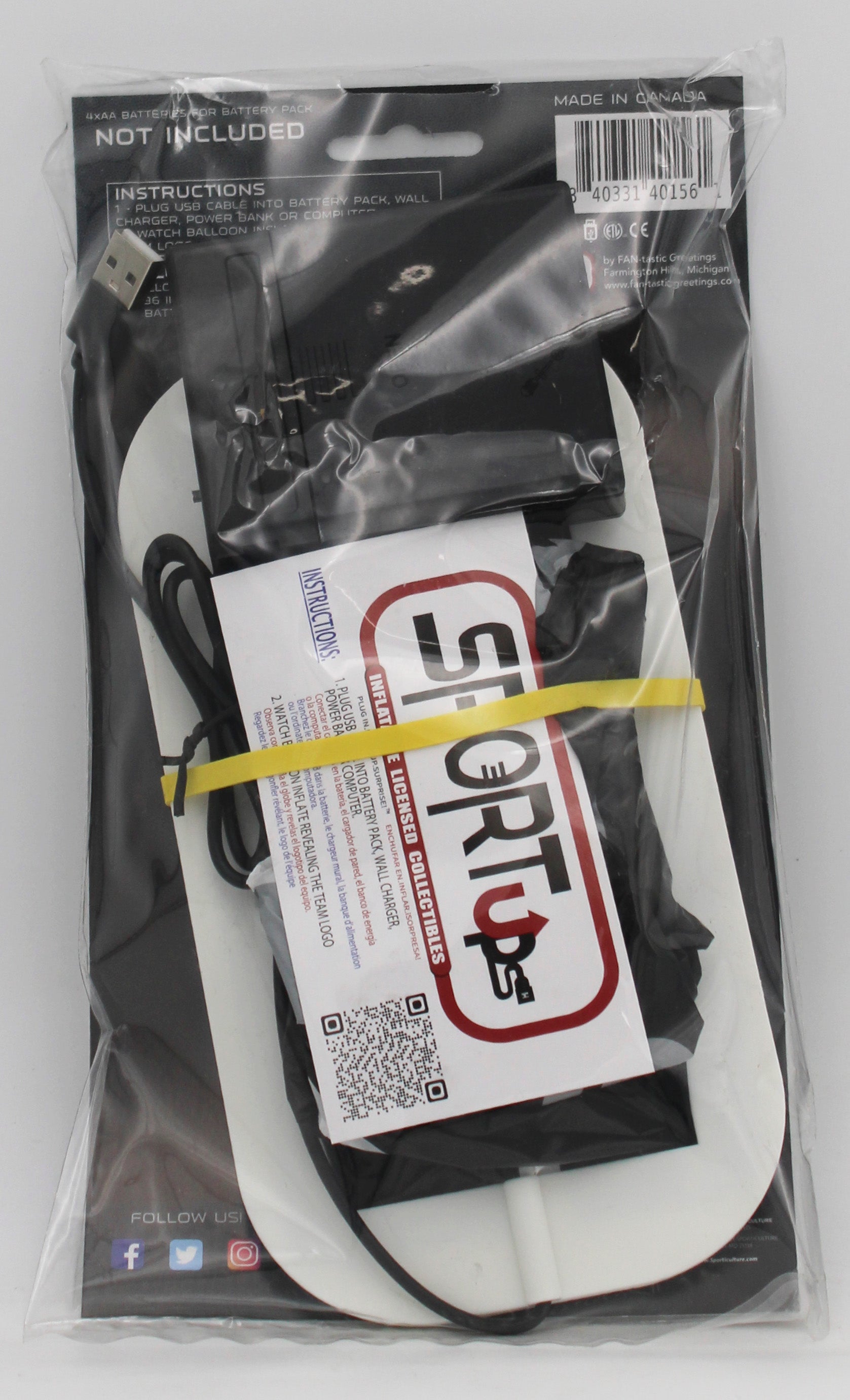 NFL LAS VEGAS RAIDERS TABLETOP INFLATABLE CENTERPIECE