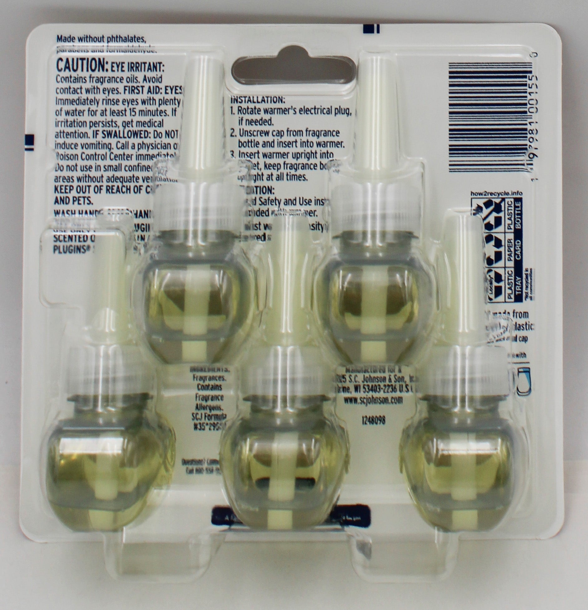 GLADE PLUGINS SCENTED OIL PUMPKIN & GINGER 5ct 0.67floz US