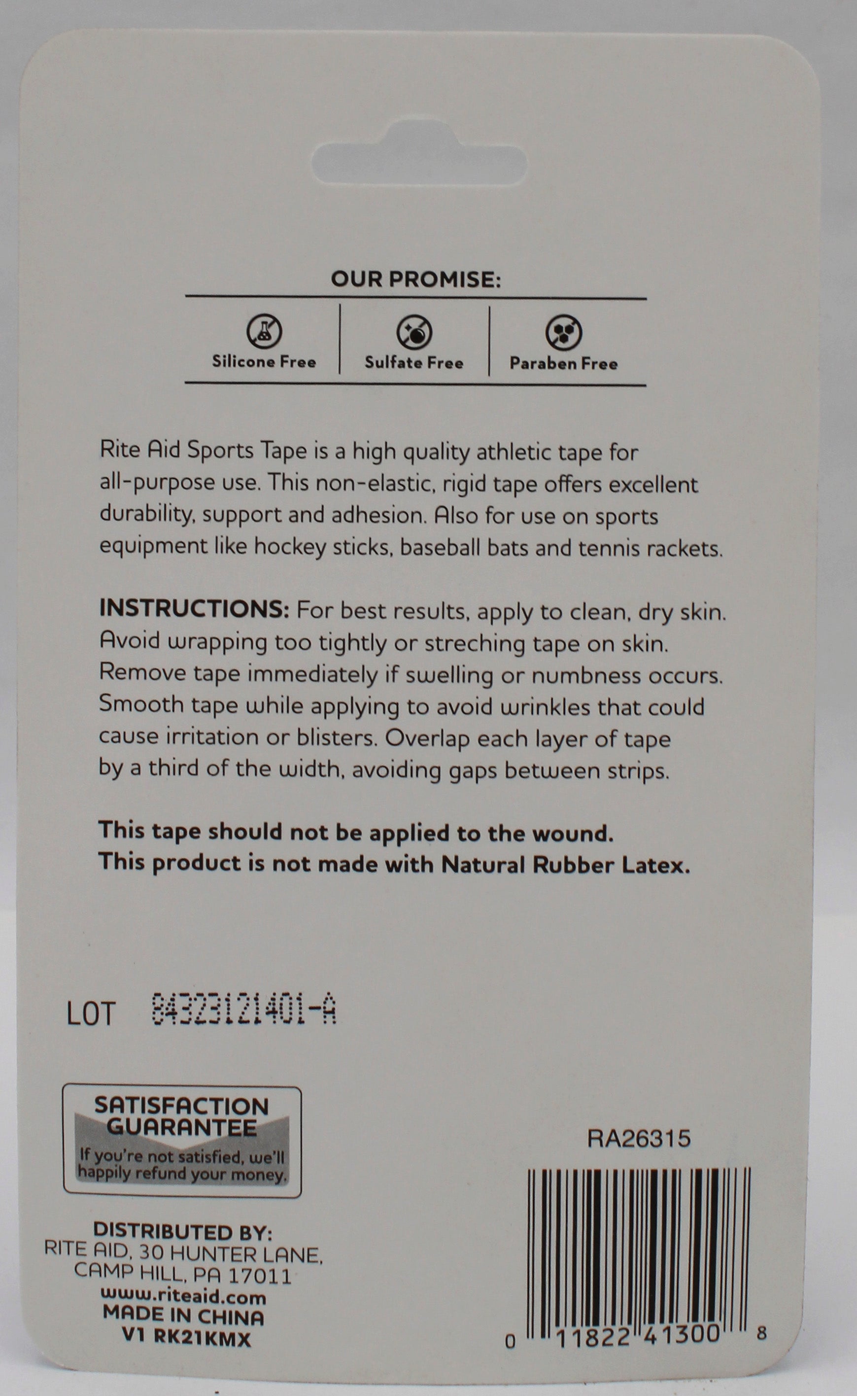 RITE AID SPORTS TAPE