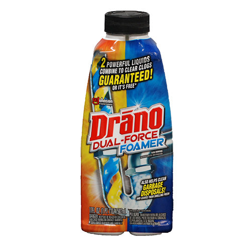 SP DRANO 17oz DUAL-FORCE FOAMER CLOG REMOVER