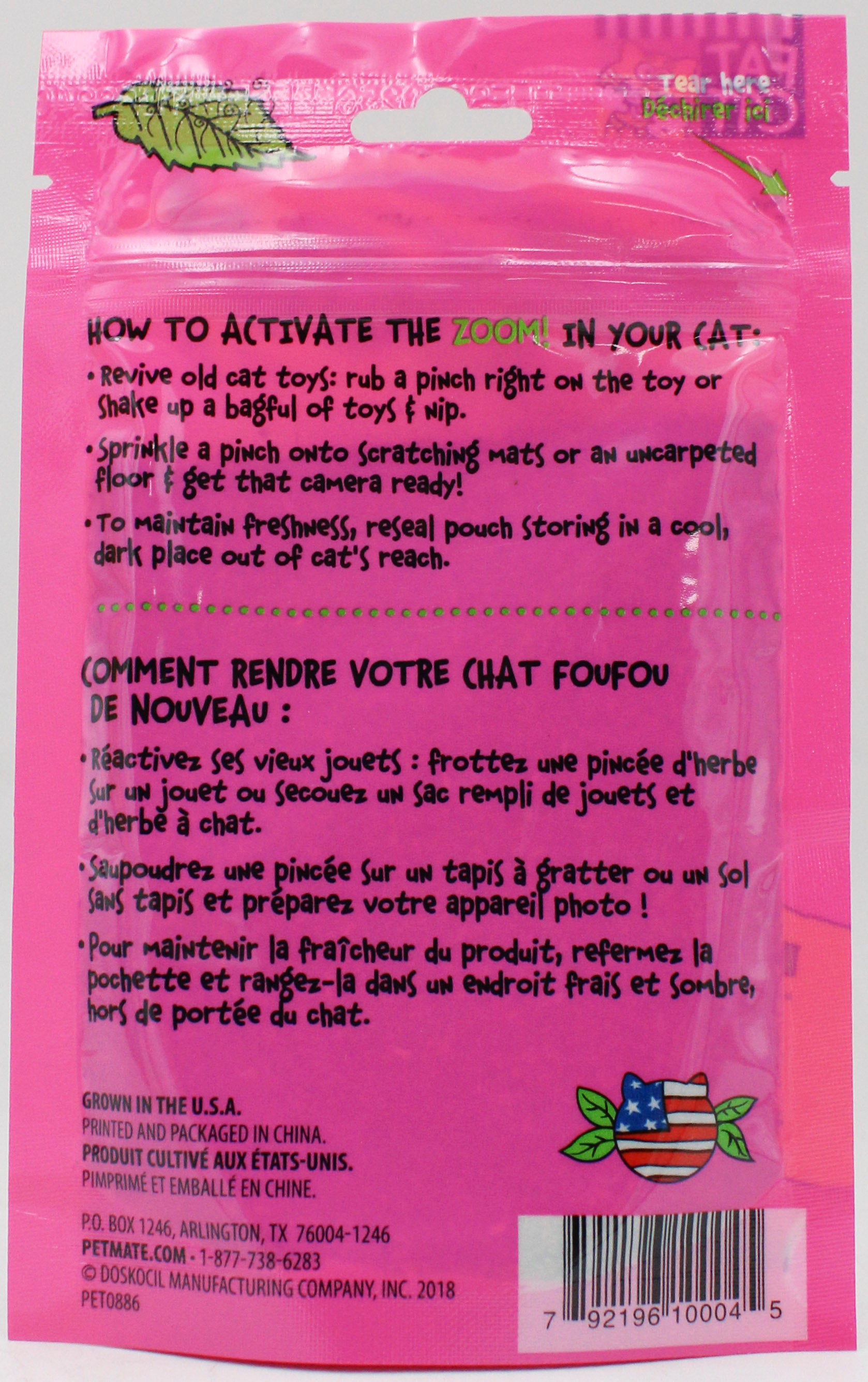 FATCAT ZOOM AROUND THE ROOM CATNIP .5OZ.