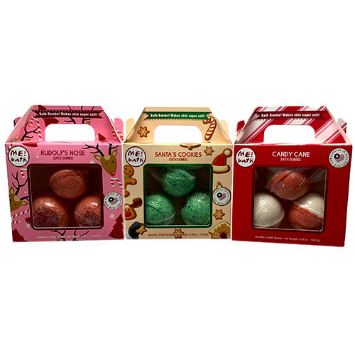 SP ME! BATH BOMBS 2PC-HOLIDAY ASST