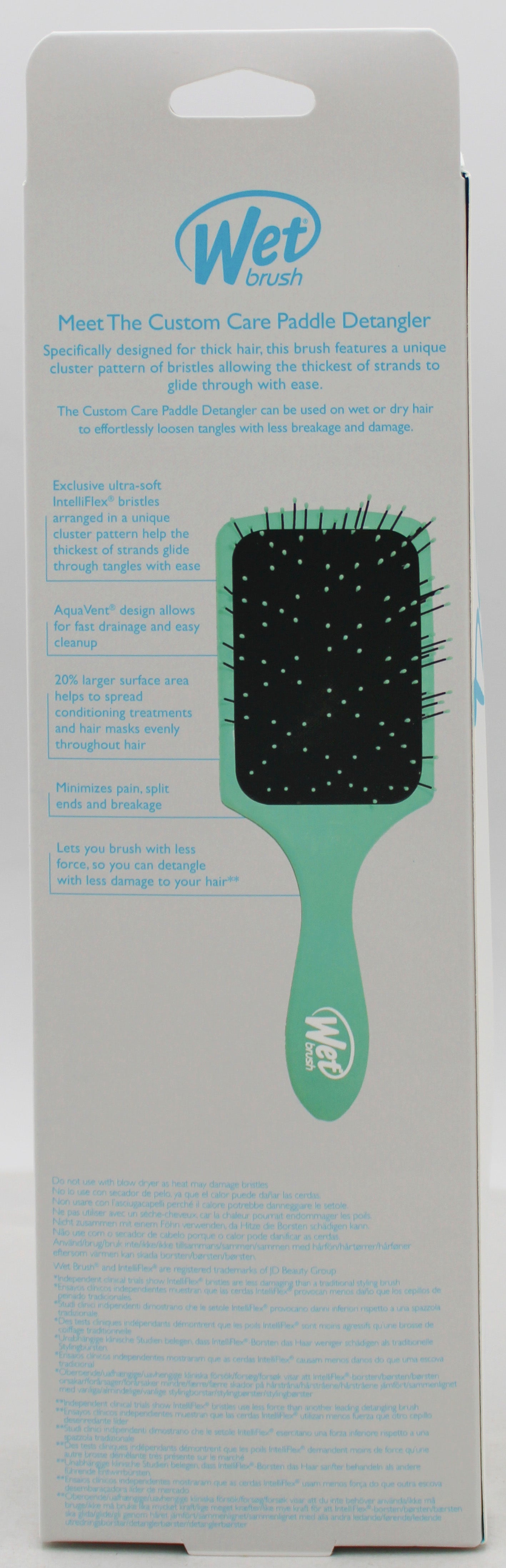 WET BRUSH THICK HAIR PADDLE DETANGLER TEAL NI