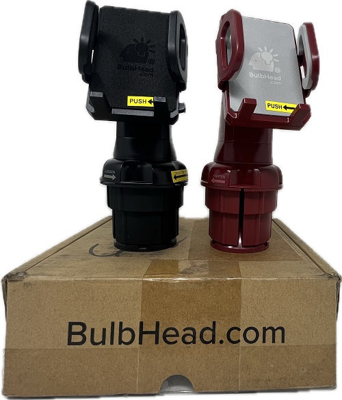 SP BULBHEAD CUP CALL PHONE MOUNT 2ct BURGUNDY / BLACK (BROWN BOX)