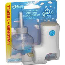 GLADE OIL PLUG IN 1 REFILL/1WARMER .67OZ-COTTON CLOUD DREAMS