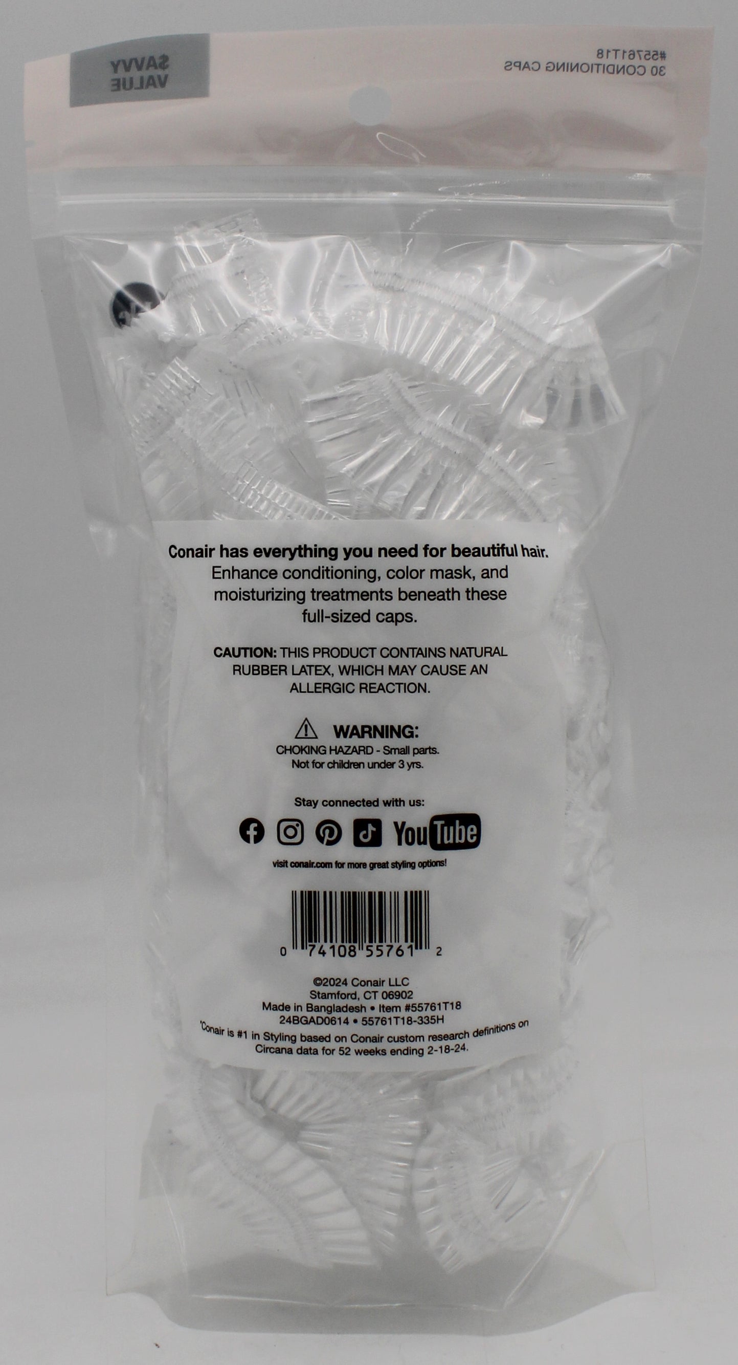 CONAIR CONDITIONING CAPS 30ct NI