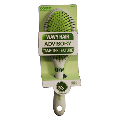 CONAIR WAVY HAIR DETANGLE CUSHION BRUSH NI