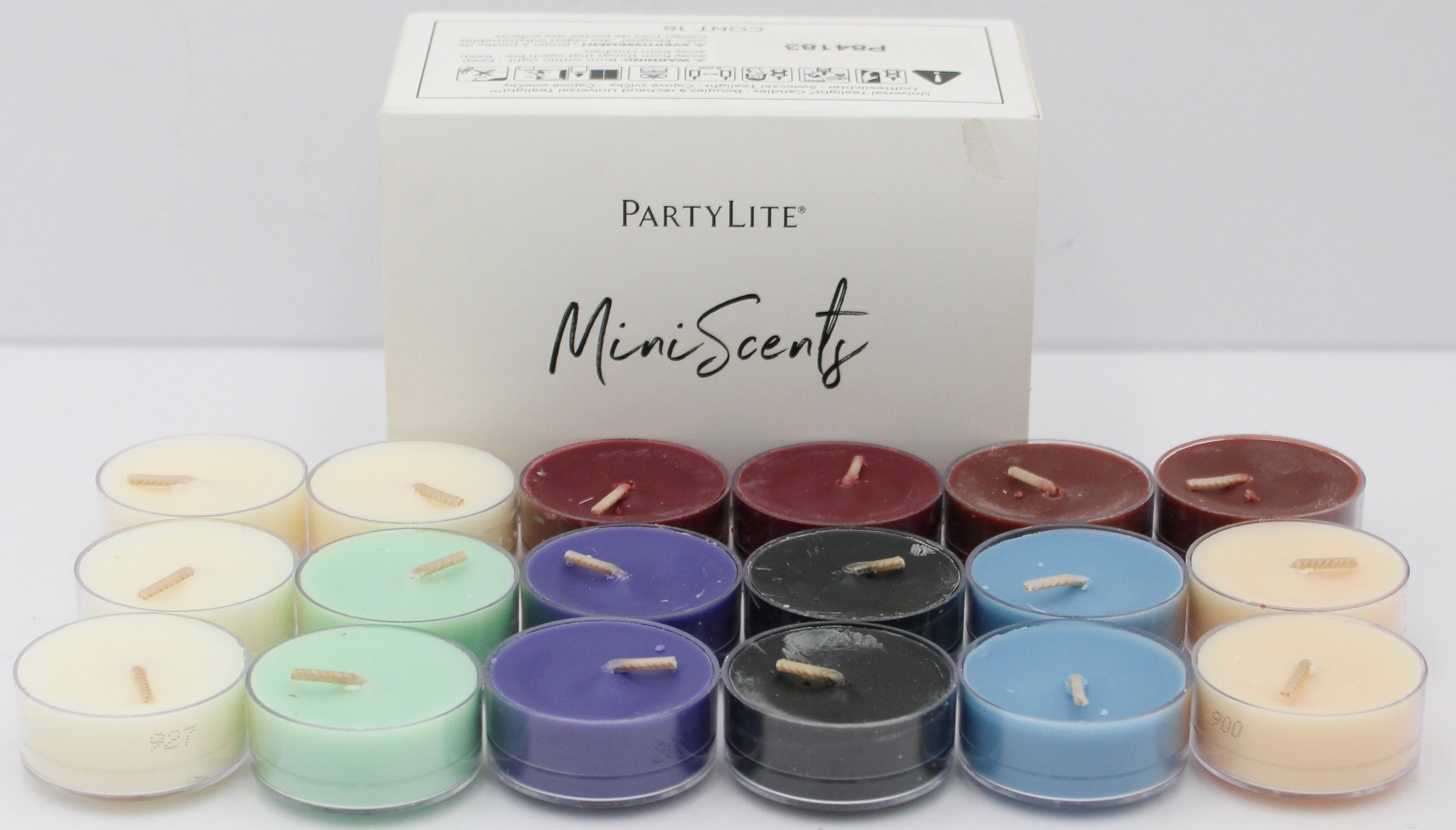 PARTYLITE FAVORITES MINISCENTS 18-PIECE TEALIGHT SAMPLER