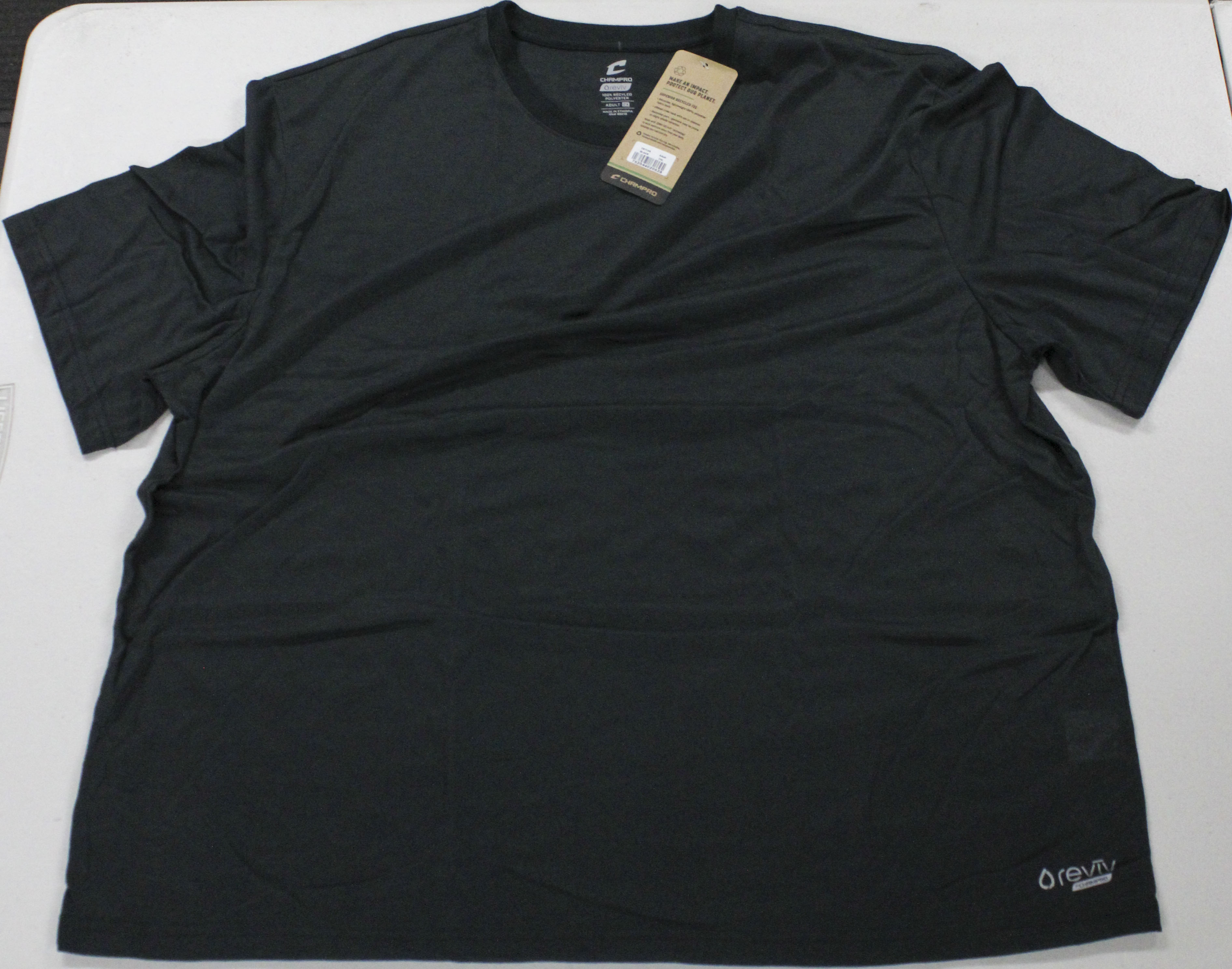 T-SHIRT - ADULT - BLACK - 2XL