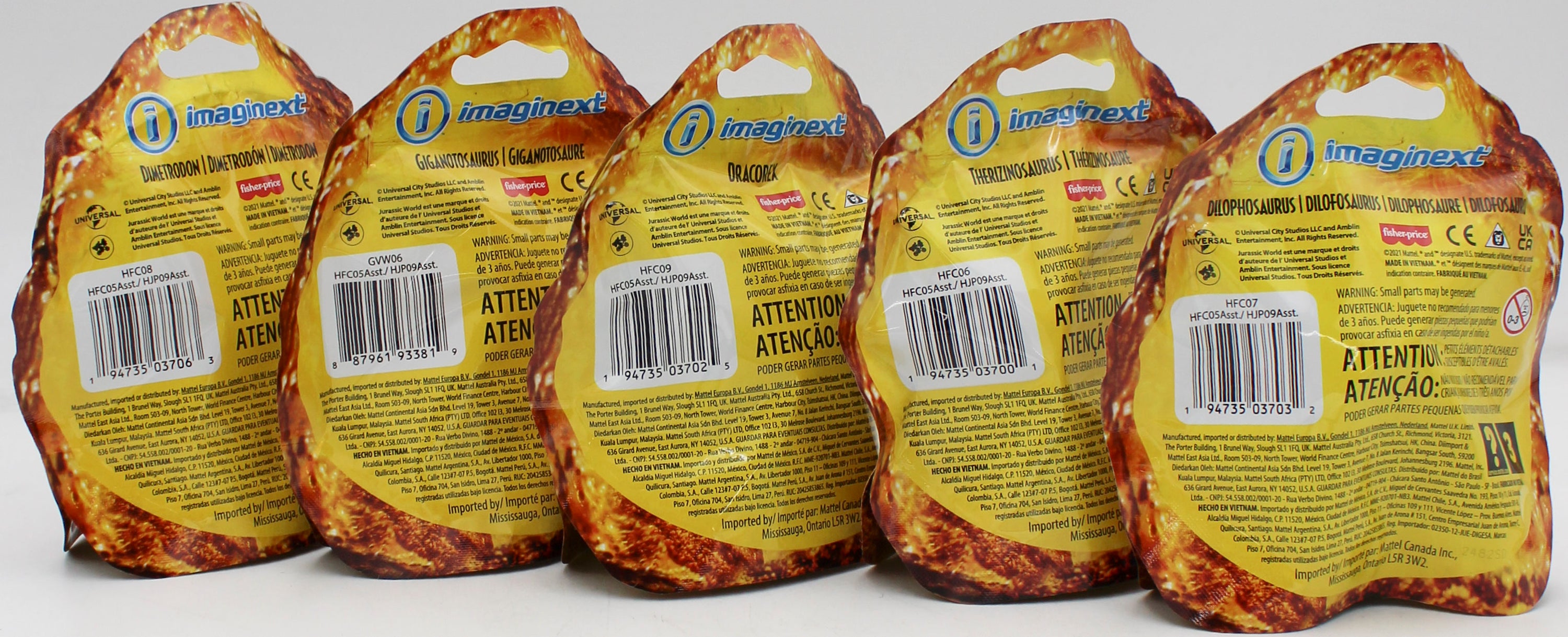 IMAGINEXT JURASSIC WORLD BABY DINO - ASSORTED