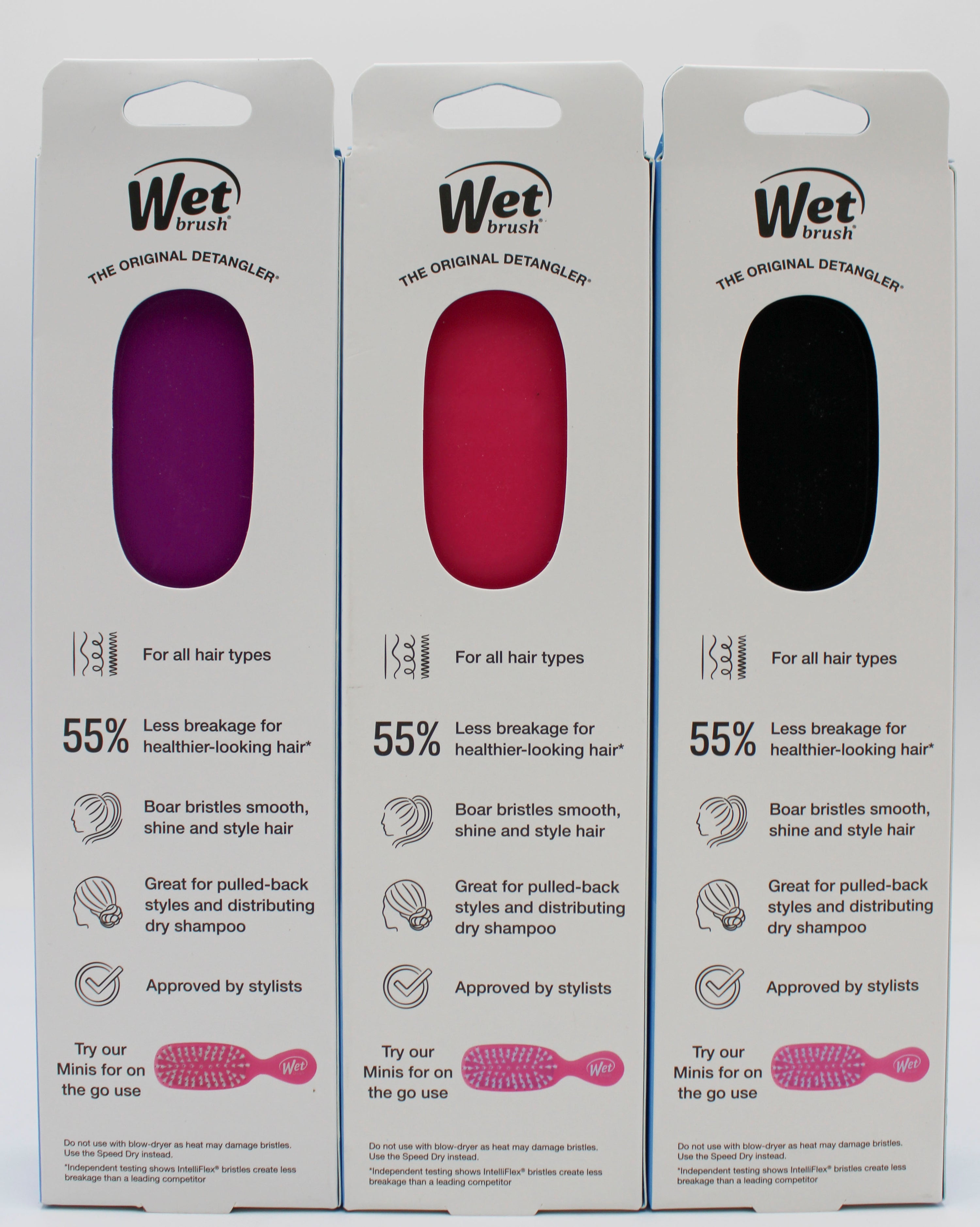 WET BRUSH SMOOTH STYLER  3 ASSORTED COLORS NI